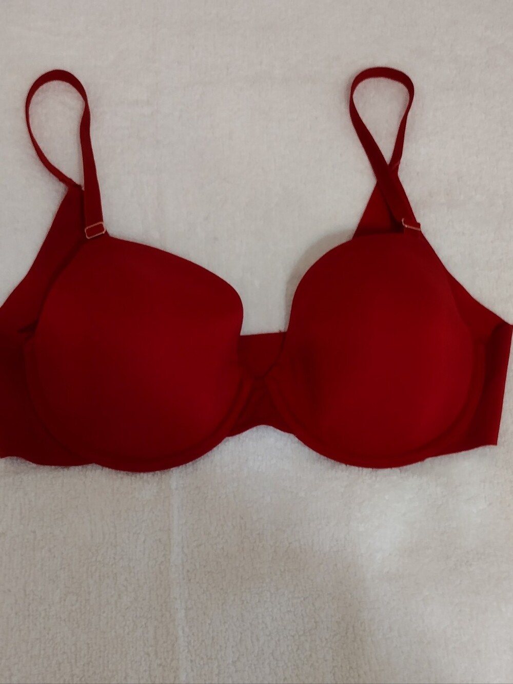 Soma 360 Vanishing Back Full Coverage Bra - 36C -Red